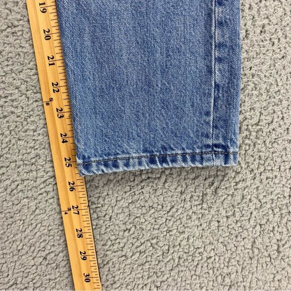 Everlane Women's The 90's Checky Straight Fit Cropped Jeans   |  Size:  25 - Picture 10 of 14